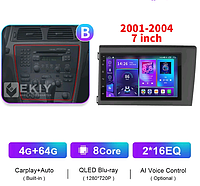 Junsun 4G Android магнитола для Volvo XC70 V70 S60 2001 - 2009 4+64 тип В 7" 01-04