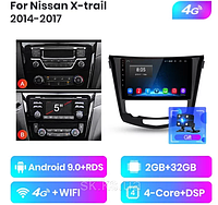 Junsun 4G Android магнитола для Nissan x-Trail X Trail Qashqai 2014-2017 wifi 2ГБ ОЗУ + 32 + 4G тип А