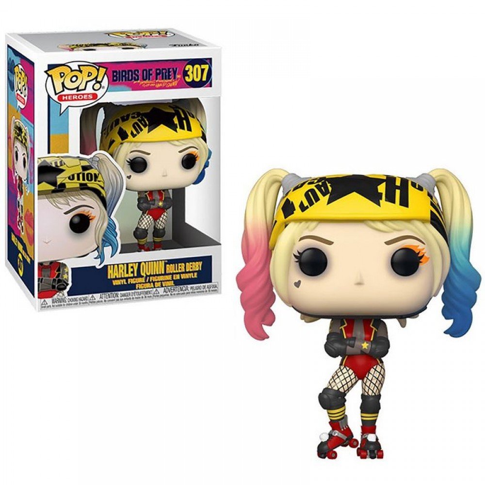 FUNKO POP BIRDS OF PREY HARLEY QUINN ROLLER DERBY
