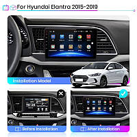 Junsun 4G Android магнитола для hyundai Elantra 2015 2016 2017 2018 2019 wifi