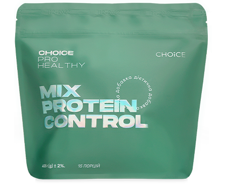 Протеїновий коктейль Choice — MIX PROTEIN CONTROL, 425 г, 15 порцій