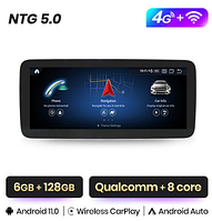 Junsun 4G Android магнитола Mersedes Benz A Class W176 / GLA X156 / CLA C117 2013-2015 4G(6GB 128GB)NTG5.0