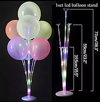 Пластикова підставка для 7 кульок світлодіодна