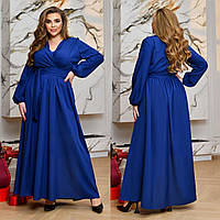 Вечірня жіноча сукня максі синя (5 кольорів) НФ/-3512