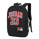 Рюкзак Джордан Jordan Black RED Backpack 23 спортивний баскетбольний шкільний, фото 3