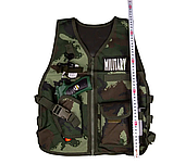 Війсковий набір D 012А жилет, автомат, пістолет, граната, каска, ніж, окуляри, рація, у пакеті, фото 8