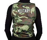 Війсковий набір D 012А жилет, автомат, пістолет, граната, каска, ніж, окуляри, рація, у пакеті, фото 9