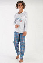 Качественная хлопковая пижама на мальчика подростка