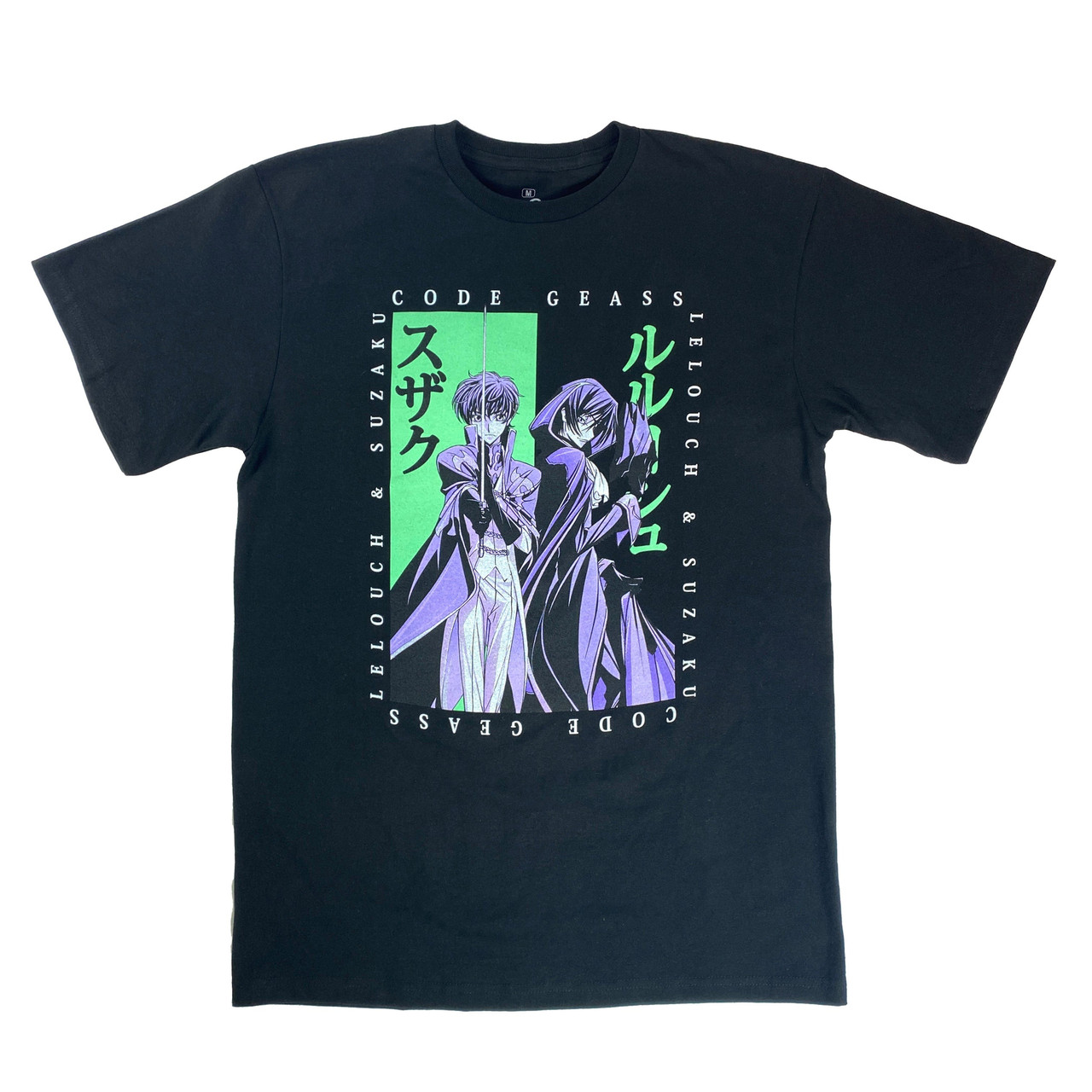 Футболка чорна LOYS аніме Code Geass - Lelouch Suzaku XS