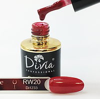 Гель-лак для нігтів Divia Red Wine Di1233 RW020 8 мл