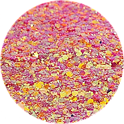 ГЛІТЕР СУХИЙ ГОЛОГРАФІЧНИЙ НЕОНОВИЙ MIX CHUNKY GLITTER 10 g