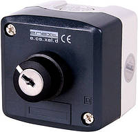 Кнопковий позт e.cs.stand.xal.d.144, секторный переключатель 0-1 с ключом , E.NEXT, (s006020)