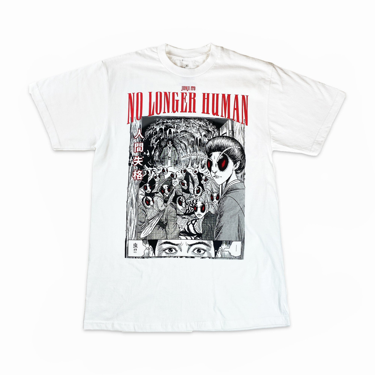 Футболка біла LOYS аніме Junji Ito - No Longer Human Insect People XS
