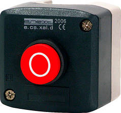Кнопковий пост e.cs.stand.xal.d.115, stop, опукла кнопка, E.NEXT, (s006011)