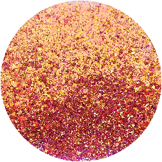 ГЛІТЕР СУХИЙ ГОЛОГРАФІЧНИЙ НЕОНОВИЙ MIX CHUNKY GLITTER 10 g, фото 6