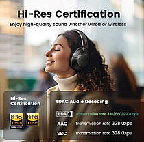 Навушники UGREEN HiTune Max 5 ANC, LDAC 40мм драйвер 3D аудіо Bluetooth 5.0, фото 3