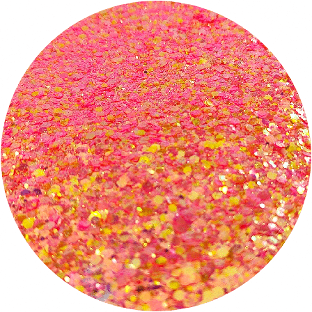 ГЛІТЕР СУХИЙ ГОЛОГРАФІЧНИЙ НЕОНОВИЙ MIX CHUNKY GLITTER 10 g, фото 1