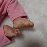 Реалістична лялька Реборн, спляча дівчинка, новонароджене маля, як жива дитина, пупс з м'яким тілом і заплющеними очима, фото 5
