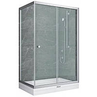 Душова кабіна SHOWER SATURN STN-412 90х120х190 прямокутна без піддону