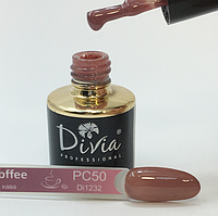 Гель-лак для нігтів Divia Pink Coffee Di1232 PC50 8 мл