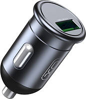 Автомобильное зарядное устройство XO QC3.0 18W Car Charger Gray ( CC46)