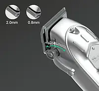 Набір для стрижки (машинка + тример) Surker Cordless Turbo Silver (SK-1616), фото 8