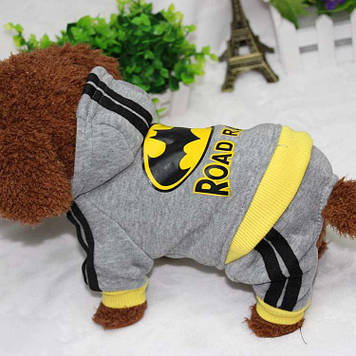 Комбінезон для собак Pet Style "Batman" Сірий