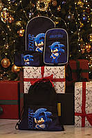 Crazy Box школьный рюкзак, сумка через плечо, пенал, сумка для сменки Соник Sonic