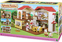 Большой загородный дом с красной крышей и секретной мансардой Sylvanian Families Red Roof Country Home 5708