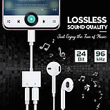 Перехідник для навушників і заряджання Samsung USB Type-C на AUX штекер 3.5 мм Type-C зарада Galaxy S23 S22 A54, фото 5