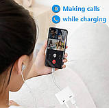 Перехідник для навушників і заряджання Samsung USB Type-C на AUX штекер 3.5 мм Type-C зарада Galaxy S23 S22 A54, фото 6