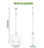 Перехідник для навушників і заряджання Samsung USB Type-C на AUX штекер 3.5 мм Type-C зарада Galaxy S23 S22 A54, фото 8