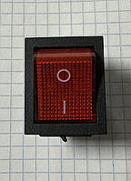 Переключатель широкий с подсветкой IRS-201-1С (ON-OFF) 6-ти контактный, 15A, 220V