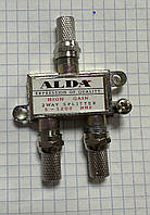 Сплітер (розгалужувач) телевізійний Alda 2way +3 F роз'єм