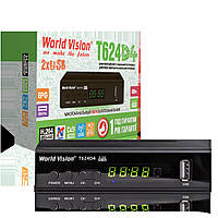 Т2 приставка World Vision T624D4