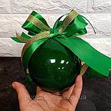 Новорічні кулі з Фото односторонні (1 фото) Зелений, фото 3