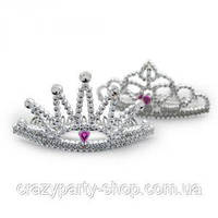 Карнавальна корона королеви, принцеси срібляста