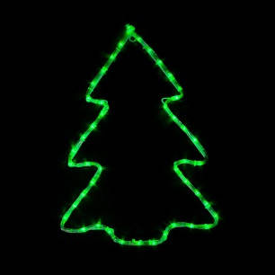 Гірлянда зовнішня DELUX MOTIF Christmas Tree 0,6*0,45м 7 flash зелений IP 44 EN