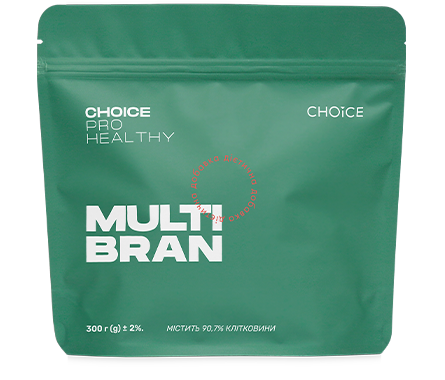 MULTI BRAN Мікс клітковини 300 Г / 30 ПОРЦІЙ. Детокс, здоровий кишечник, контроль апетиту, міцний імунітет.