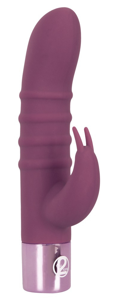 Вібратор із кліторальним стимулятором з 15 режимами вібрації Rabbit Vibe