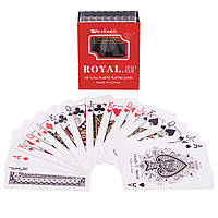 Карты игральные покерные (для покера) Royal 54 карты (синяя рубашка)