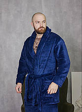 Чоловіча піжама махрова тепла домашній костюм L,XL,2XL,3XL, фото 4