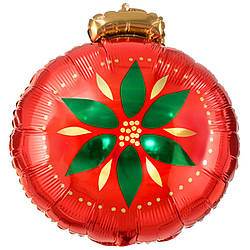 Гелієва фігура куля " Новорічна іграшка" PartyDeco