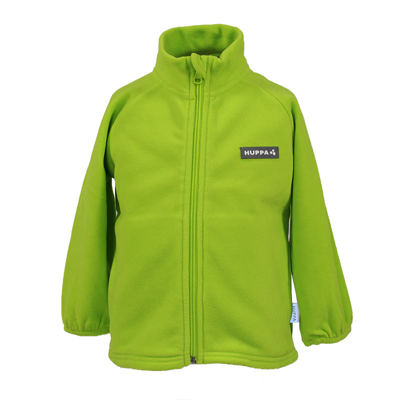 Флісовий жакет кофта дитяча лайм Huppa Berrie 1501BASE-00047
