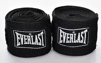 Бинты боксерские Everlast, 5м, хлопок, нейлон, немного эластичные, разн. цвета