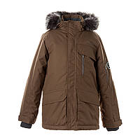 Куртка зимова для хлопчиків мембранна з хутром Huppa Marten 2 бежева 18110230-70031