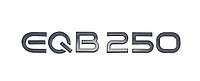 Эмблема надпись багажника Mercedes EQB250 чёрная