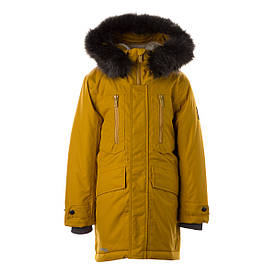 Пальто зимове - парка для хлопчиків Huppa David золотисто-коричневий 12270020-10092