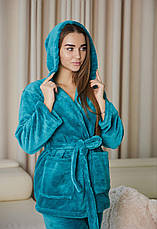 Жіноча піжама махрова домашній костюм р. S,M,L,XL, фото 4