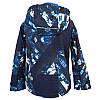 Куртка Sotfshell для хлопчиків Huppa Jamie темно-синій з принтом,  122 (18010000-82486-122), фото 2